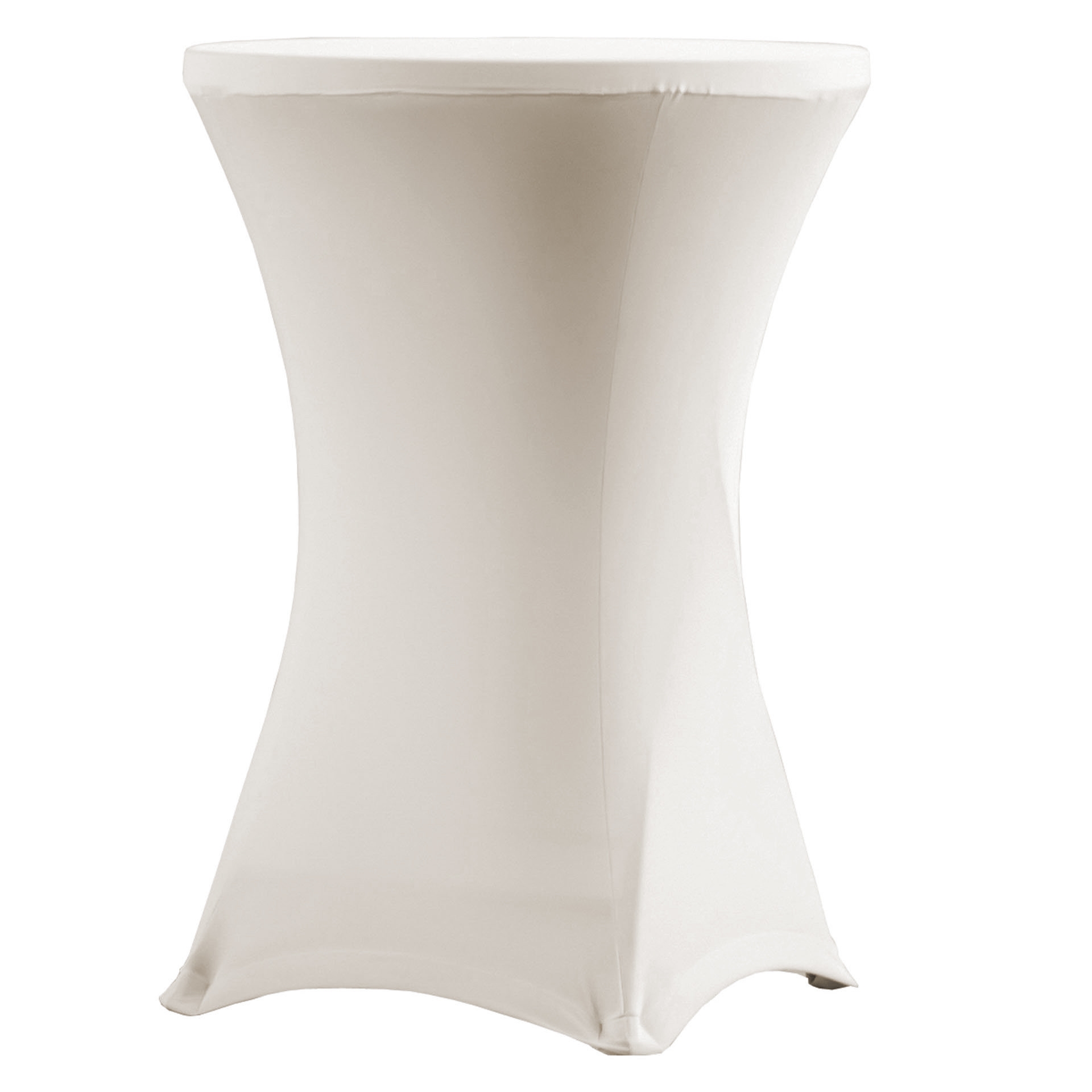 Pokrowiec na stół koktajlowy śr. 81,3 cm beżowy / VERLO