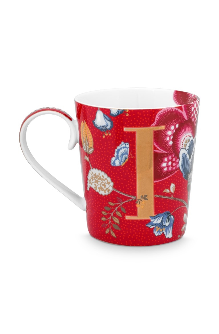 Kubek Floral Fantasy Red "I" PiP Studio, 350 ml