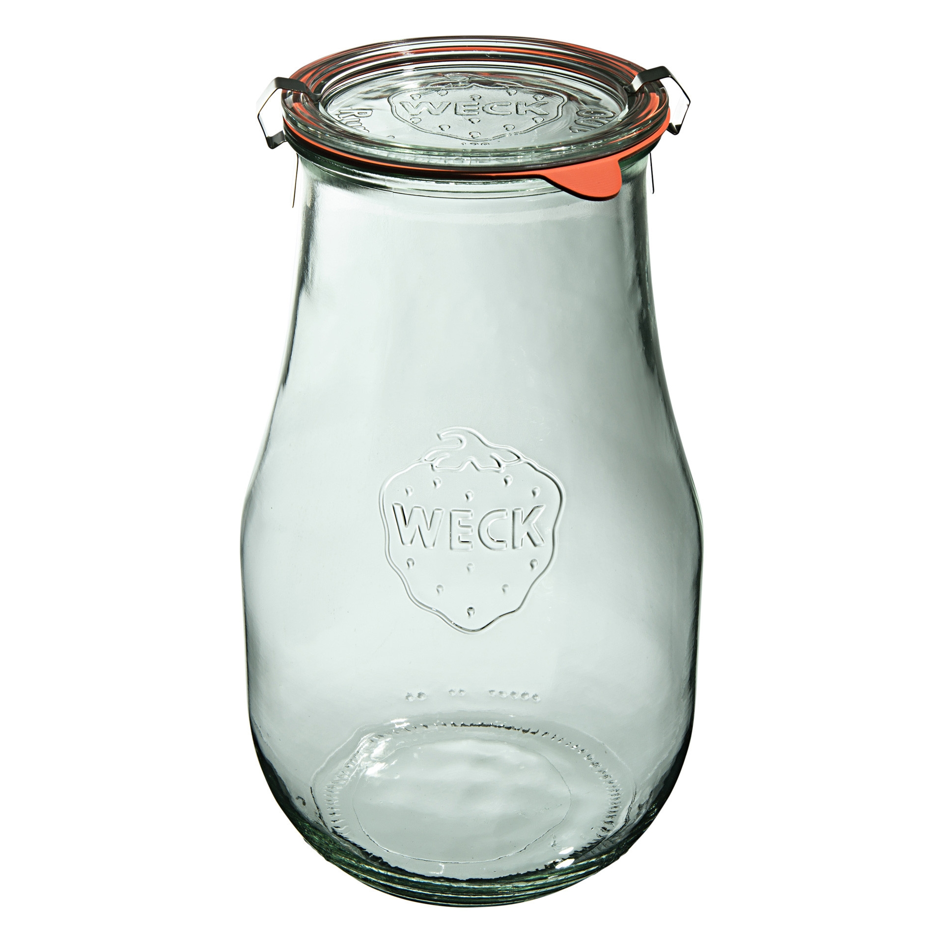 Słoik TULIP z pokrywką, uszczelką i 2 zapinkami 2700 ml op. 4 szt. / WECK