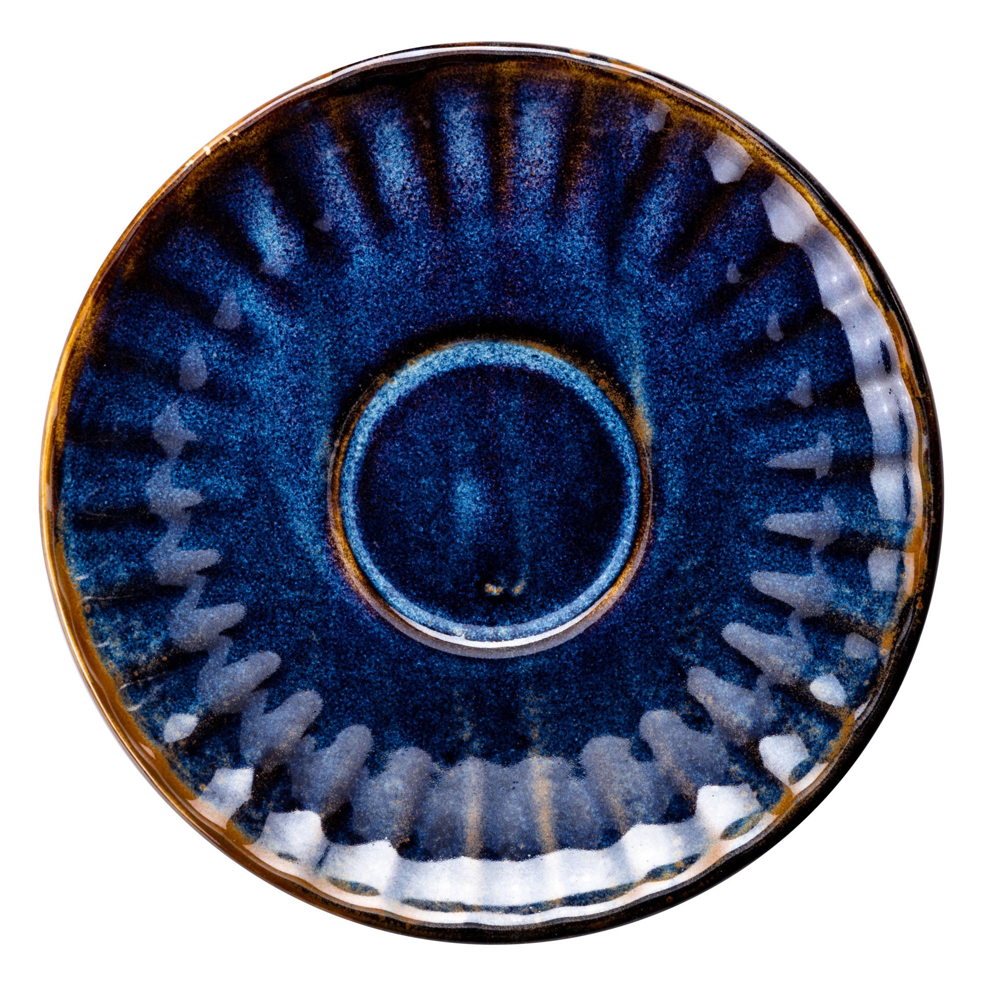 DEEP BLUE Spodek do filiżanki do kawy 15,2 cm / VERLO