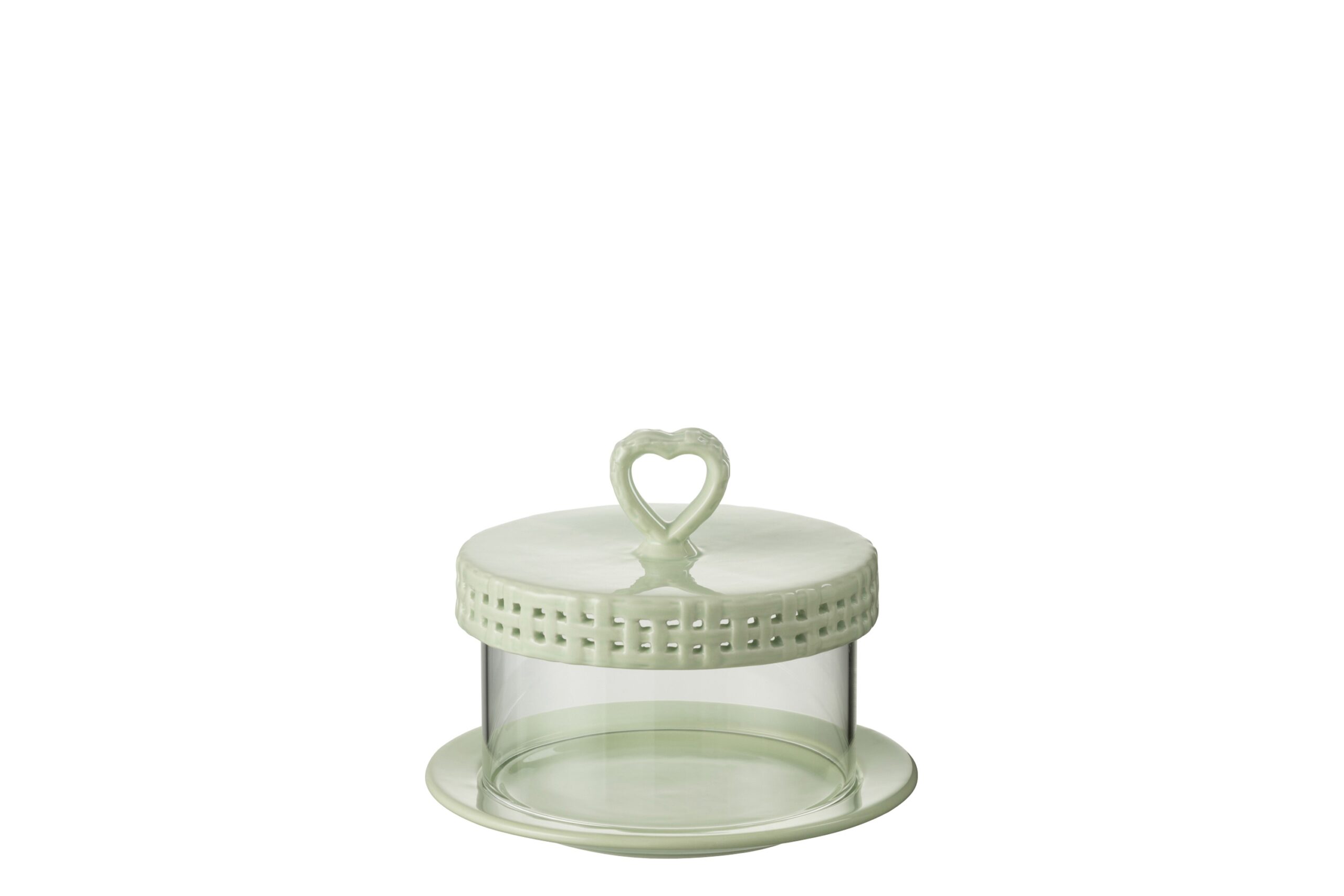 Patera z kloszem Ceramic Green Small J-line