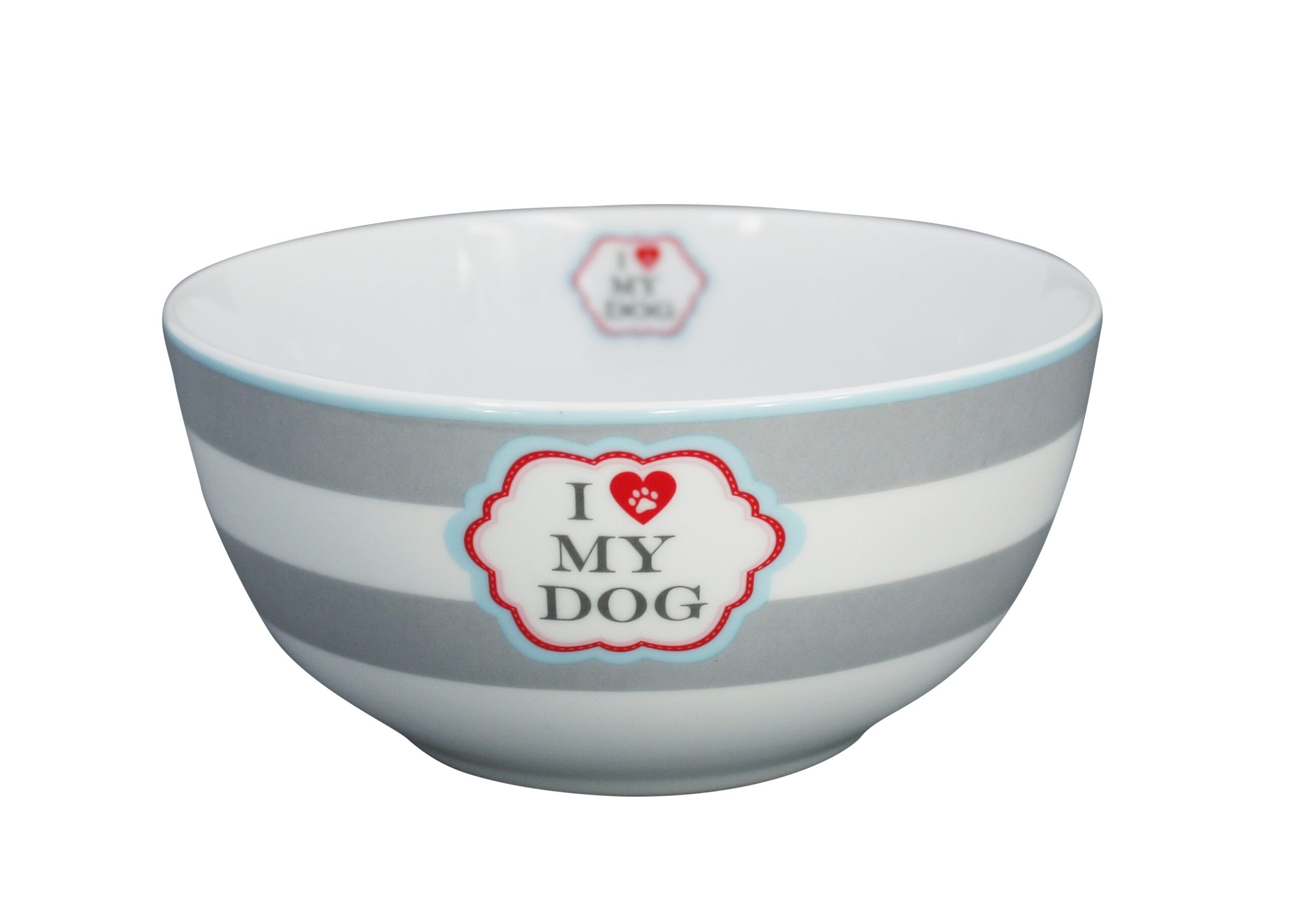 Miseczka I Love My Dog Krasilnikoff, 500 ml