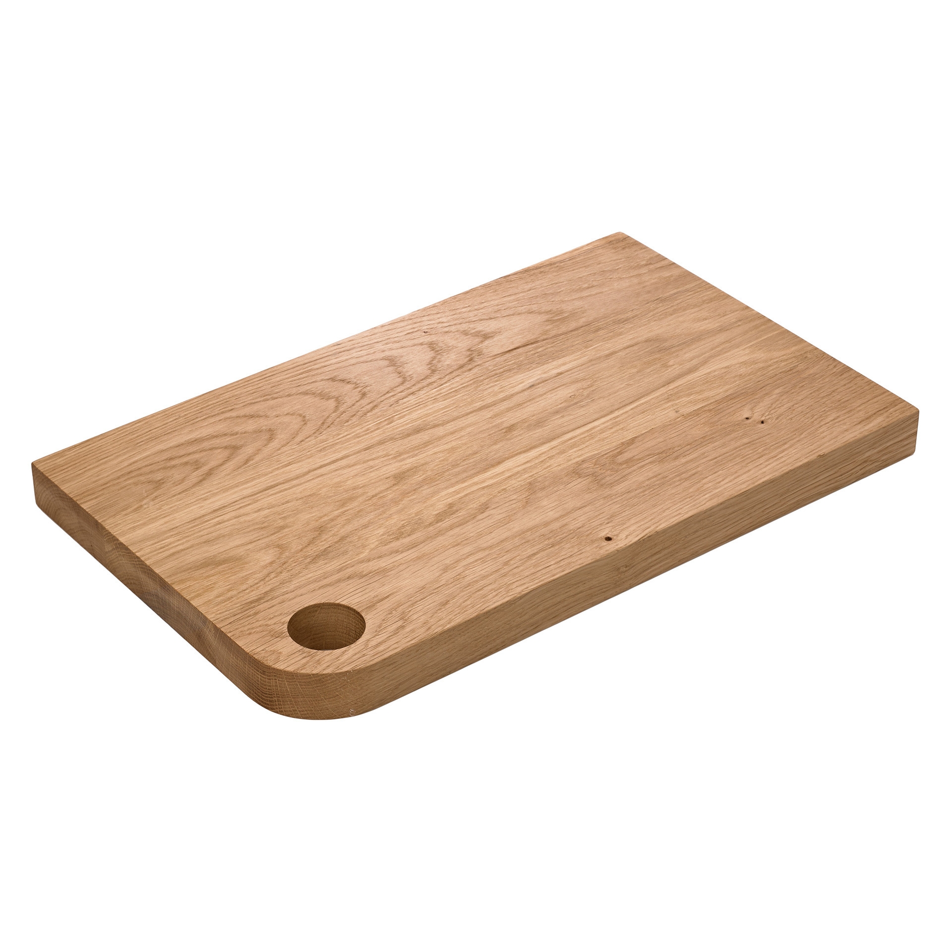 SIMPLE Deska dębowa z otworem 38x23,5x2,5 cm / VERLO