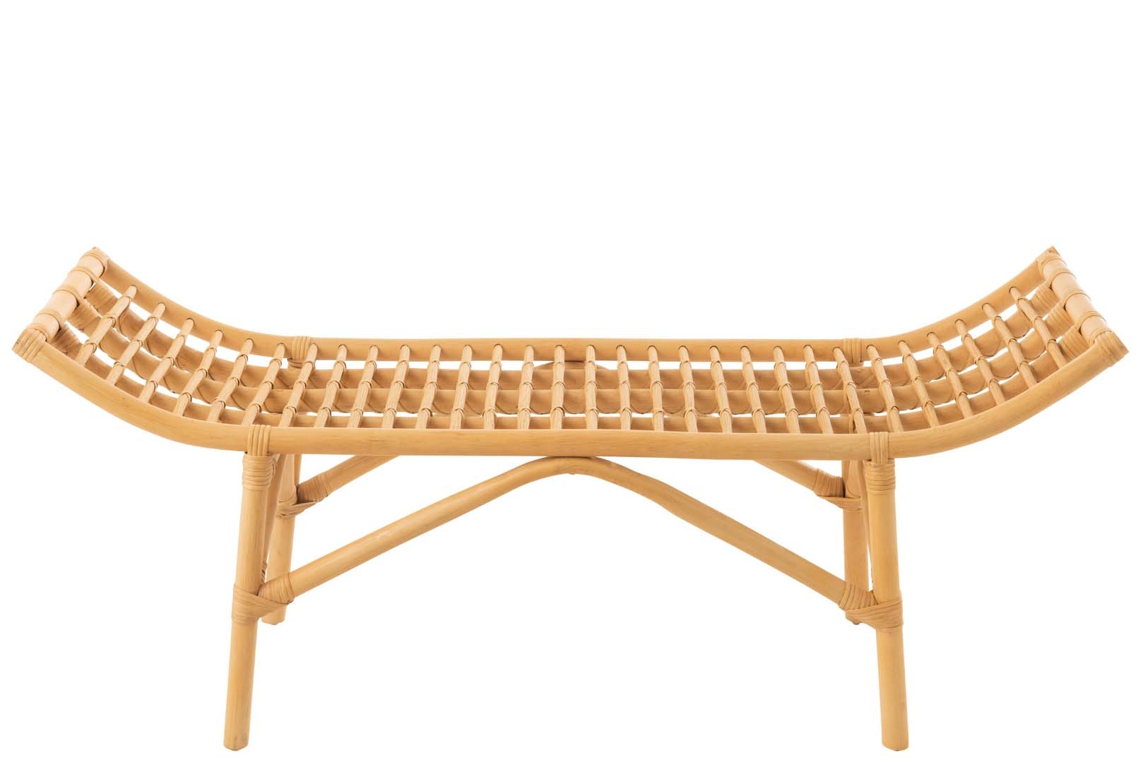 Ławka rattanowa Ana Rattan Natural, 120 cm