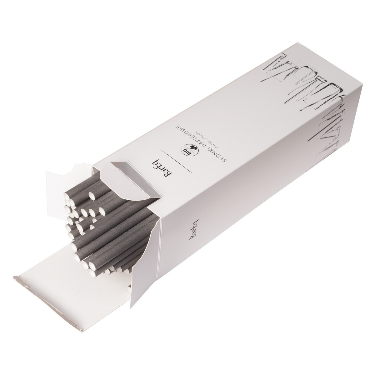 Rurki szare 8x250 (op. 100 szt)