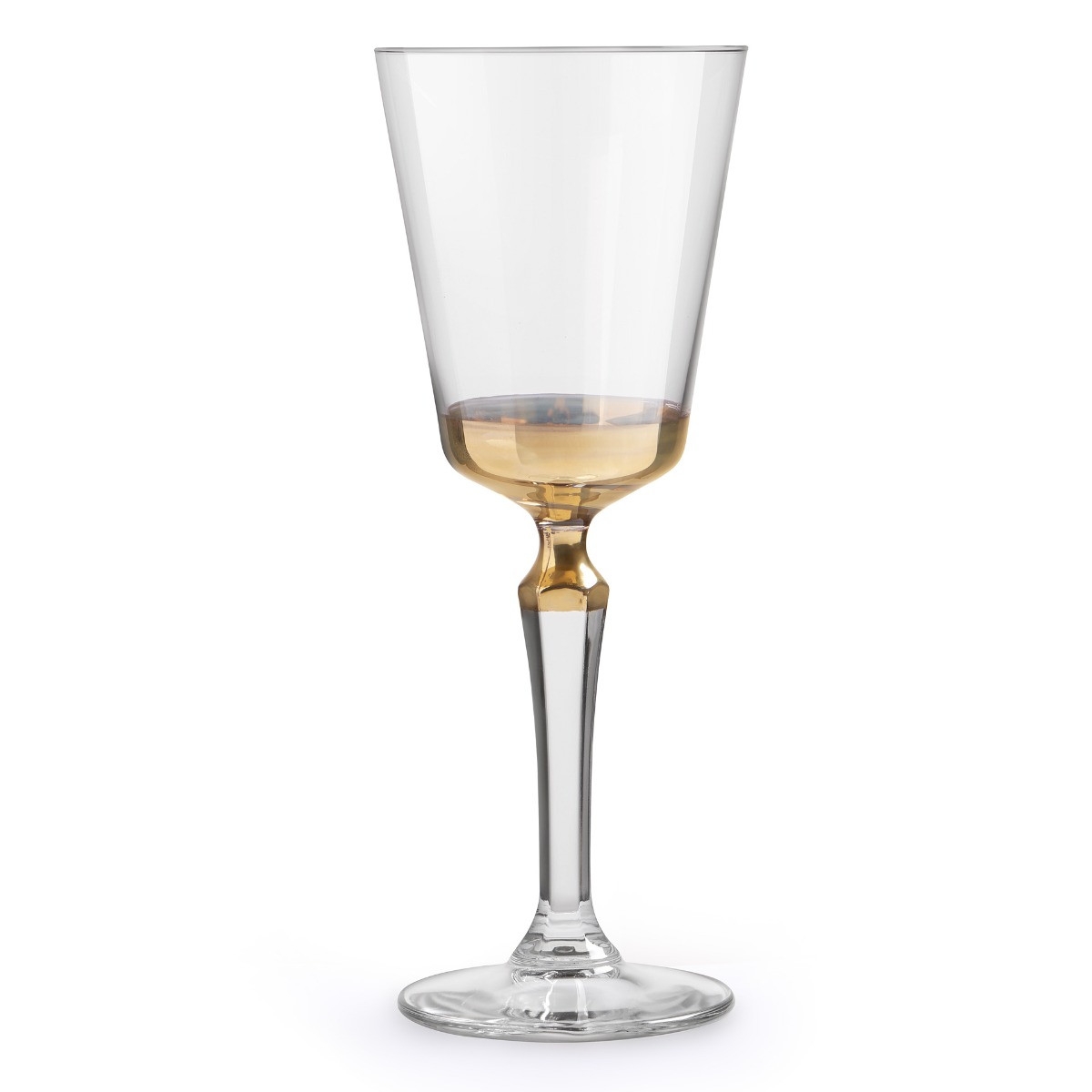 SIGNATURE 001 Kieliszek Hobstar Imperfect Gold Wine 260 ml / ONIS / LIBBEY