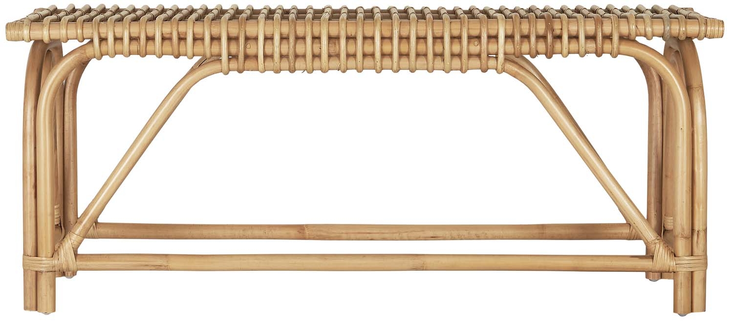 Ławka rattanowa Ib Laursen, 120 cm