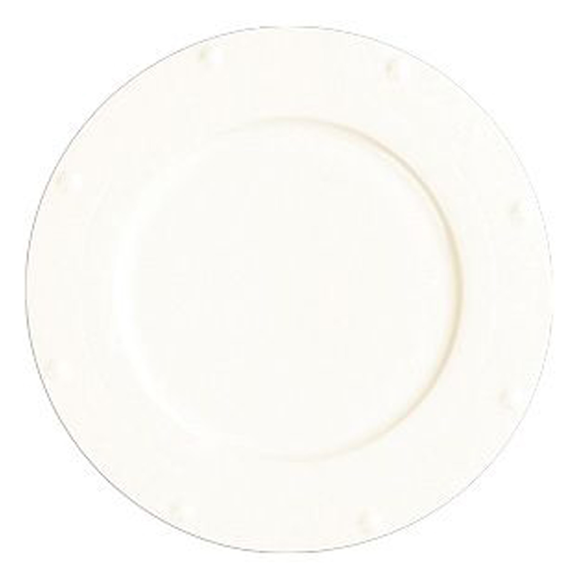 WHITE GOLD Talerz płaski okrągły Queen 22 cm / RAK PORCELAIN