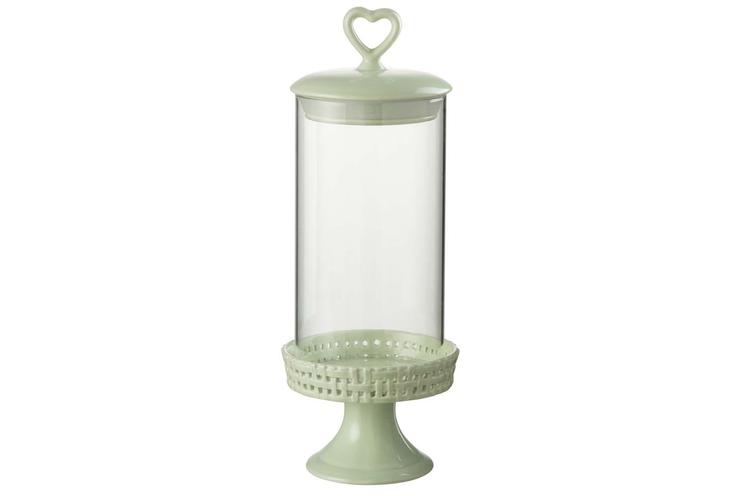 Patera z kloszem Ceramic Green Medium J-line