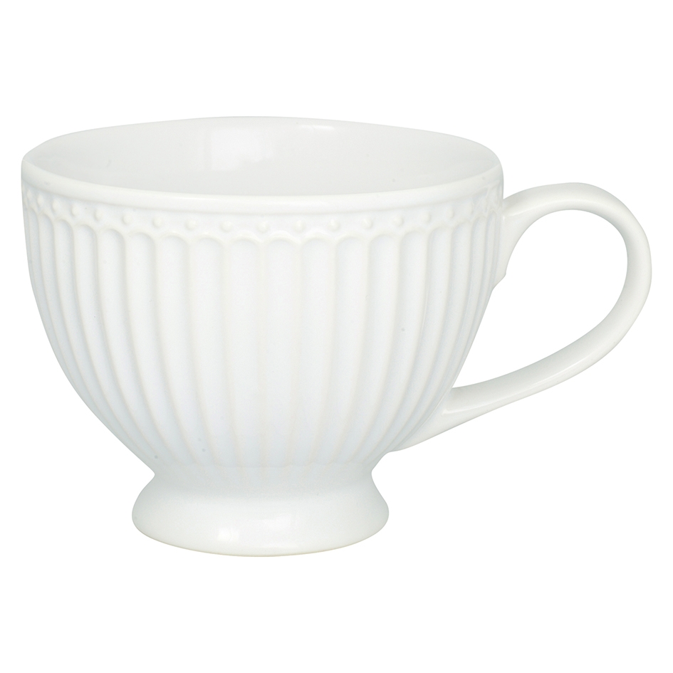 Filiżanka Alice White Green Gate, 400 ml