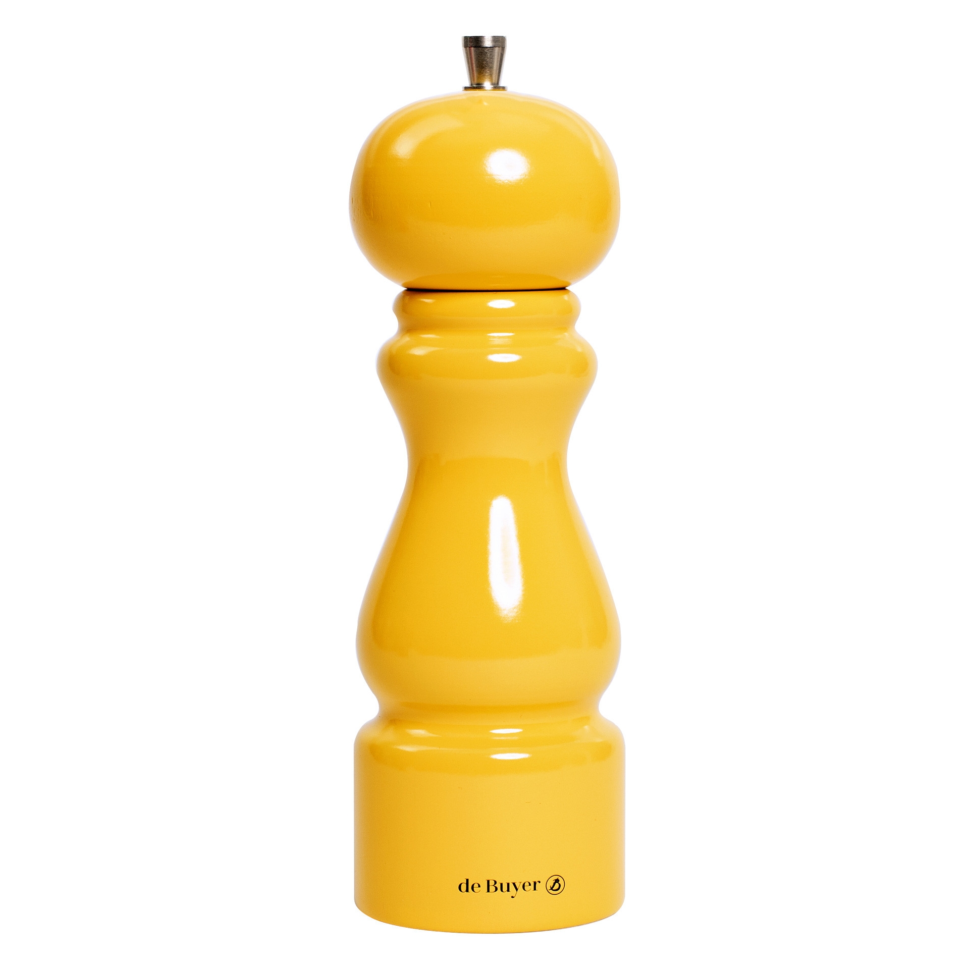 RUMBA Młynek do soli 20 cm żóty lakierowany / DE BUYER