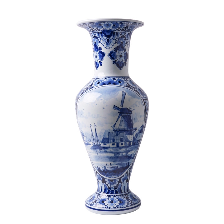 Wazon Landscape large Heinen Delfts Blauw, 37.5 cm