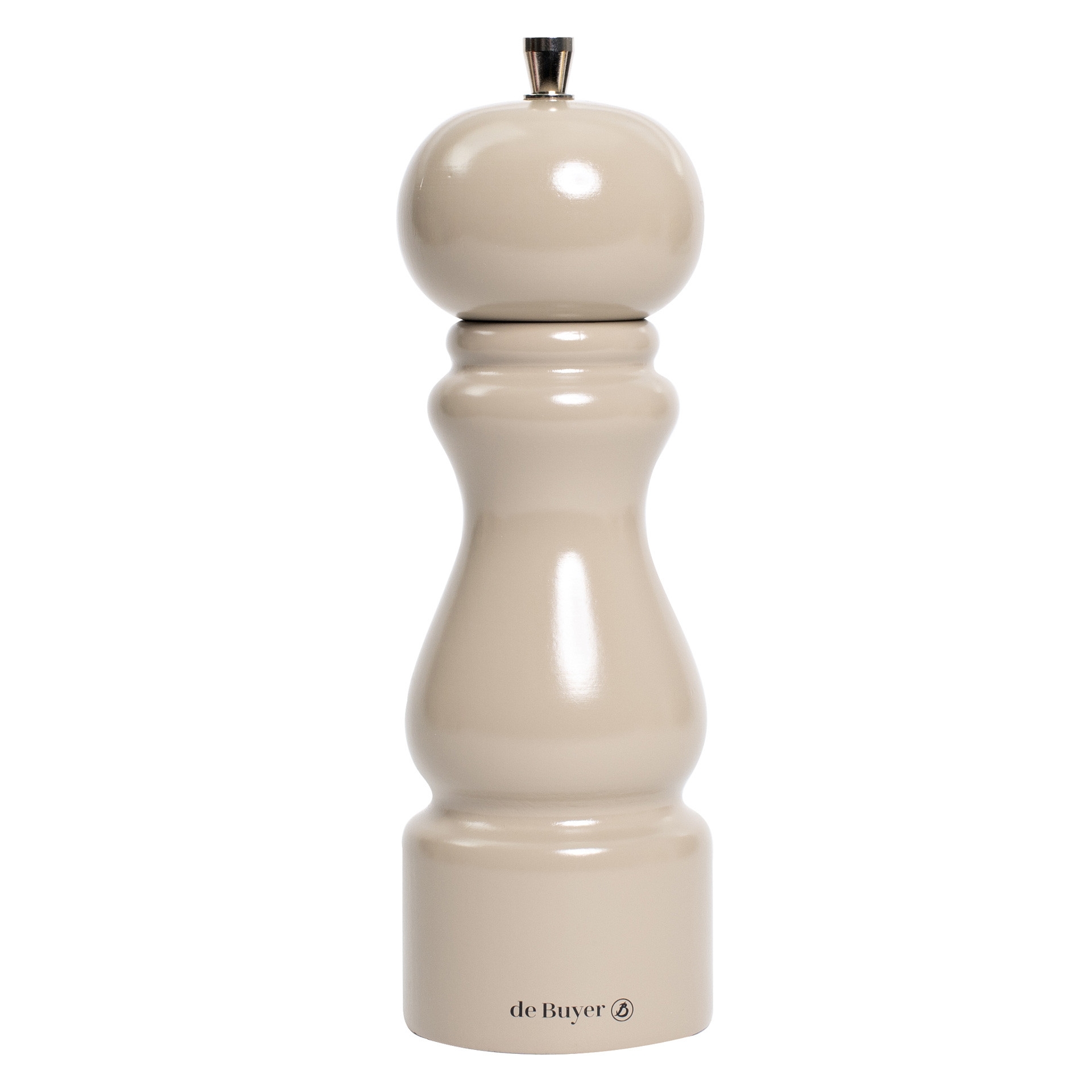 RUMBA Młynek do pieprzu 20 cm taupe lakierowany / DE BUYER