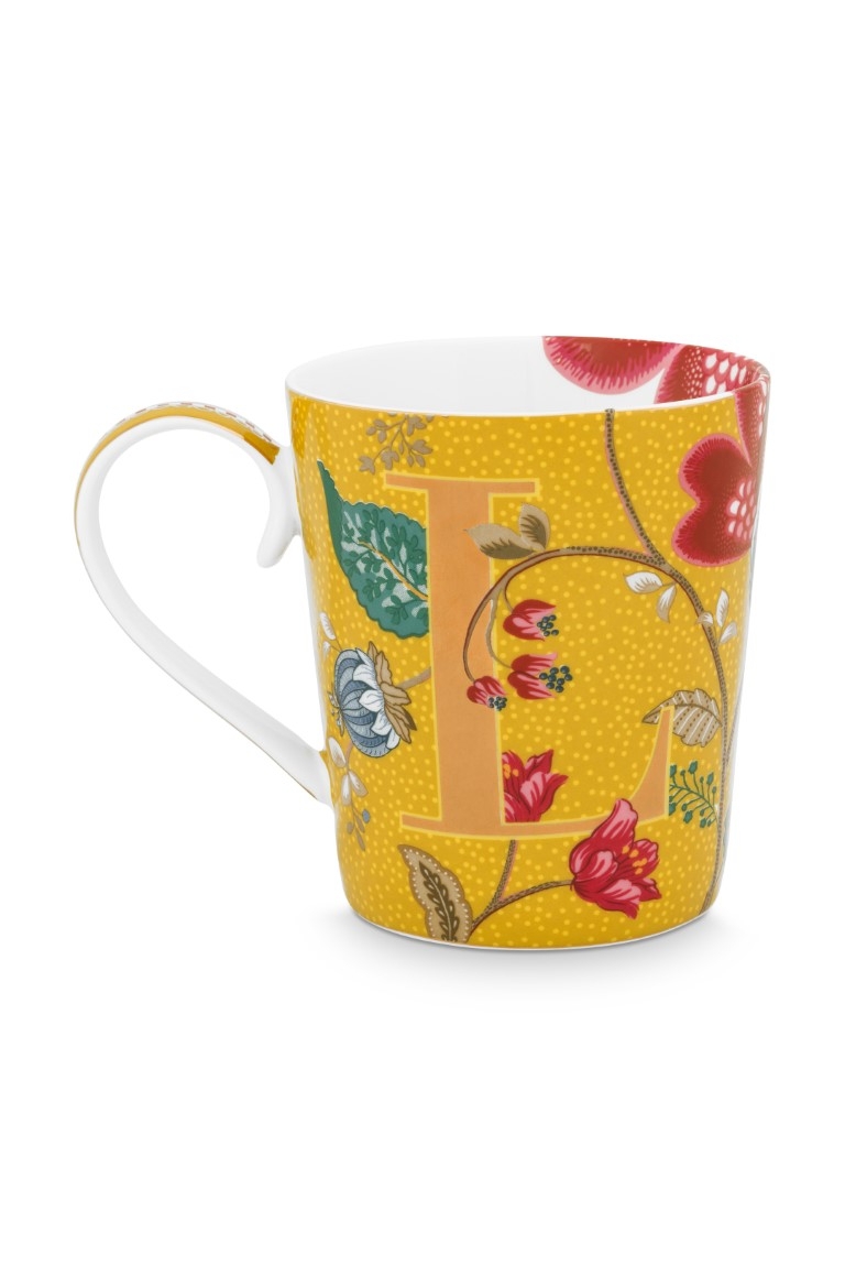 Kubek Floral Fantasy Yellow "L" PiP Studio, 350 ml