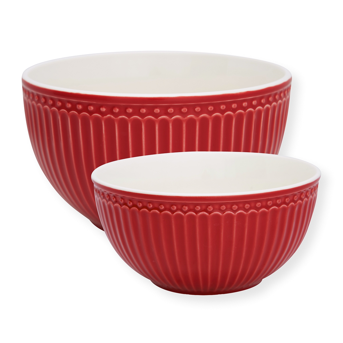 Zestaw misek Alice Red Green Gate, 2 szt.