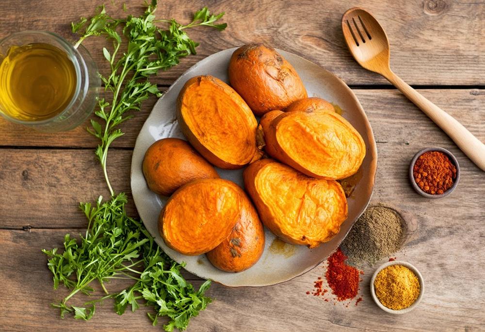 baked sweet potatoes